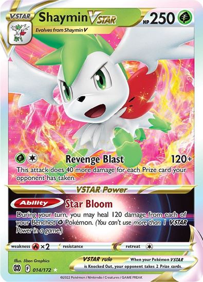 Immagine di Shaymin V star 014/172 Near mint (EN)