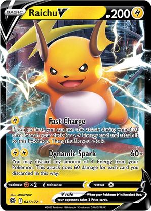 Immagine di Raichu V 045/172 Near mint (EN)