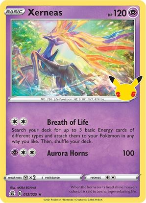 Immagine di Xerneas 012/025 Holo Celebration 25TH  Near mint (EN)