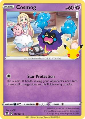 Immagine di Cosmog  013/025 Holo Celebration 25TH  Near mint (EN)