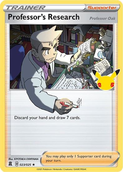 Immagine di Professor's Research 023/025 Holo Celebration 25TH Near mint (EN)