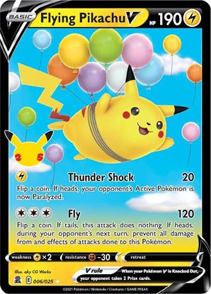 Immagine di Flying Pikachu V  006/025( EN) Near Mint