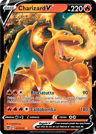 Immagine di Charizard V 017/172 (IT) NEAR MINT