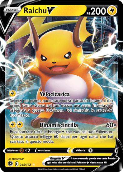 Immagine di Raichu V 045/172 Near mint (IT)