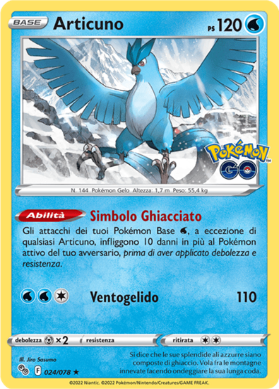 Immagine di Articuno 024/078 Holo (IT) Near Mint