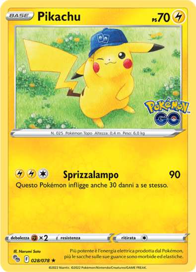 Immagine di Pikachu 028/078 Holo (IT) Near Mint