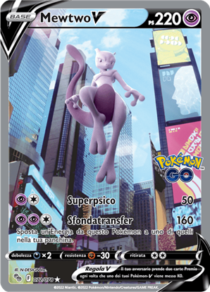 Immagine di Mewtwo V 072/78 (IT) Near mint