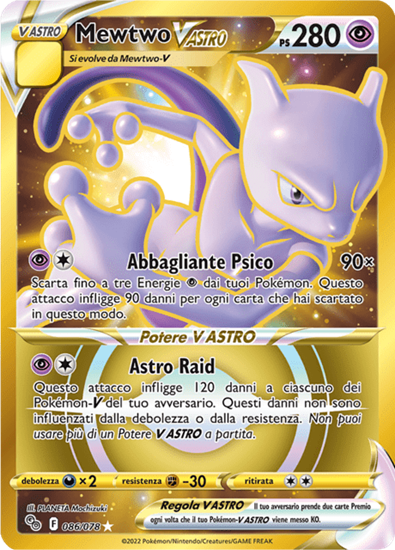 Immagine di Mewtwo V astro 086/78 (IT) Near mint