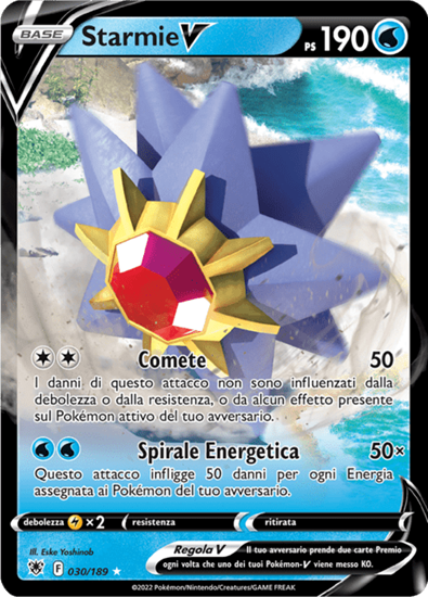 Immagine di Starmie V 030/189 Near mint (IT)