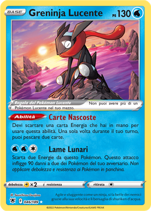 Immagine di Greninja Lucente 046/189 (IT) Near Mint