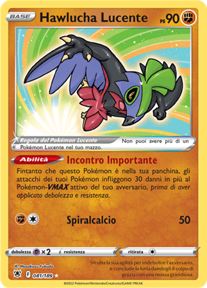 Immagine di Hawlucha Lucente 081/189 (IT) NEAR MINT