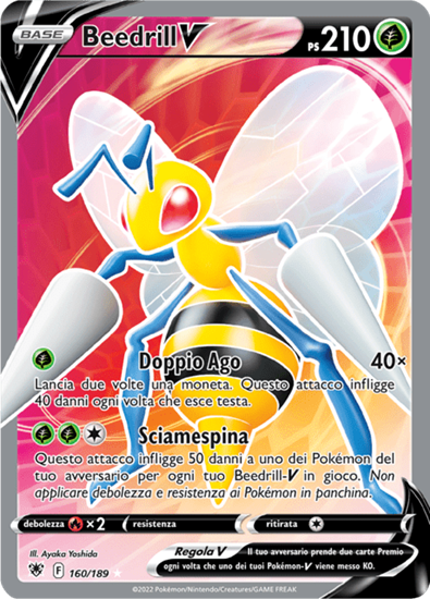 Immagine di Beedrill V 160/189 (IT) NEAR MINT