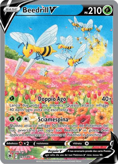 Immagine di Beedrill V 161/189 (IT) NEAR MINT