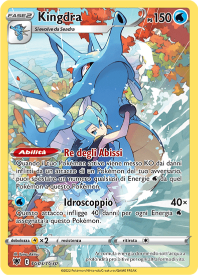 Immagine di Kingdra TG03/TG030 (IT) Near Mint