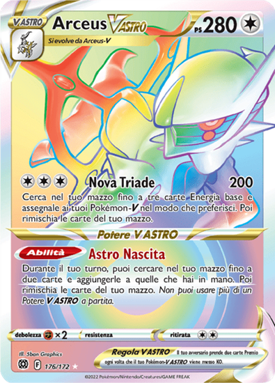 Immagine di Arceus V 176/172 Astro Rara Segreta  (IT) NEAR MINT