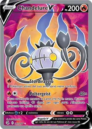 Immagine di Chandelure V 247/264 (IT) Near mint