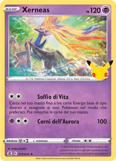 Immagine di Xerneas  Holo 012/025 Near mint (IT)