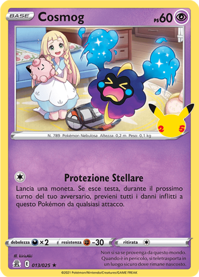 Immagine di Cosmog  Holo 013/025 Near mint (IT)