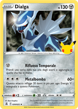 Immagine di Dialga Holo 020/025 Near mint (IT)