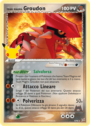 Immagine di Groudon 9/95 Holo (IT) Near Mint