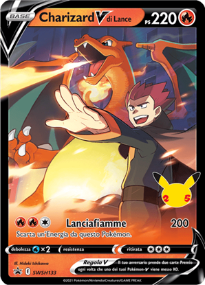 Immagine di Charizard V di Lance Promo SWSH133