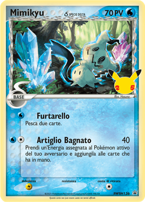 Immagine di Mimikyu SWSH136 Promo Holo (IT) Near Mint