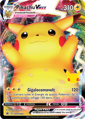 Immagine di Pikachu Vmax Promo SWSH062 Near mint (JP)