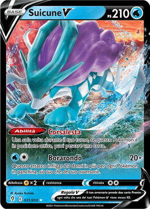 Immagine di Suicune V 031/203 (IT) Near mint