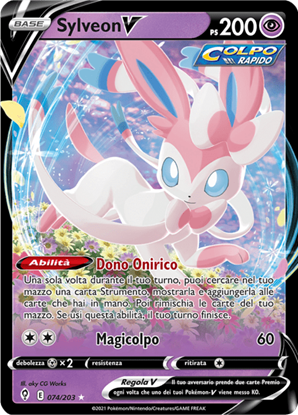 Immagine di Sylveon V 074/203 (IT) Near Mint