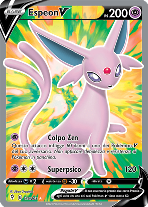 Immagine di Espeon V 179/203 (IT) Near mint