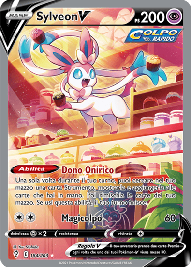 Immagine di Sylveon V 184/203 (IT) Near mint