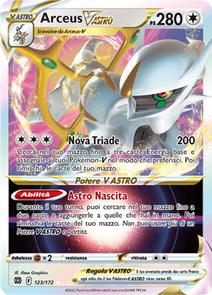 Immagine di Arceus V star 123/172 (EN) NEAR MINT