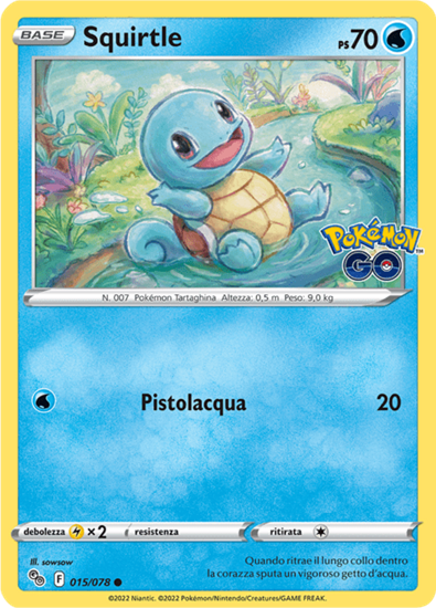 Immagine di Squirtle  015/078 Reverse (IT) Near Mint