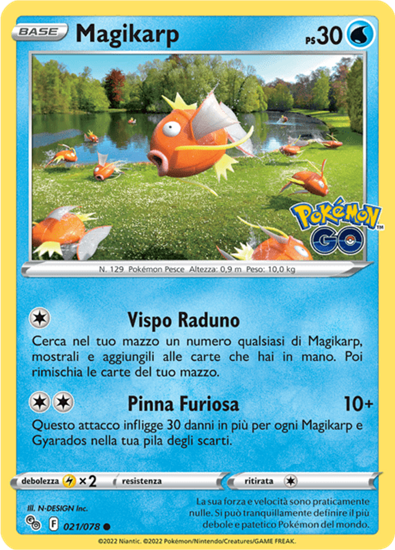 Immagine di Magikarp  021/078 Reverse (IT) Near Mint