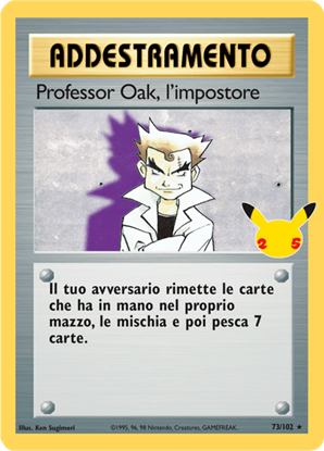 Immagine di Professor Oak l'Impostore 73/102 Holo (IT) Near Mint