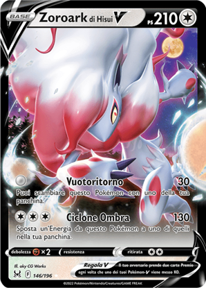 Immagine di Zoroark V di Hisui 146/196  (IT) Near Mint