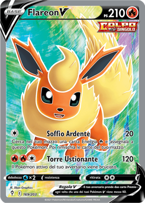 Immagine di Flareon V 169/203 (IT) Near mint