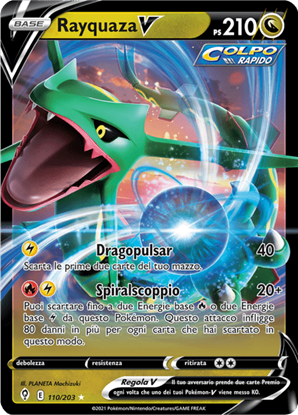 Immagine di Rayquaza V 110/203 (IT) Near mint