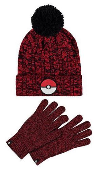 Immagine di Cappello e Guanti Pokemon Pokeball Difuzed