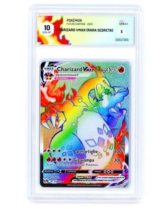 Immagine di Charizard Vmax (Rara Segreta) 074/073 GRAAD 10 GEM-MT