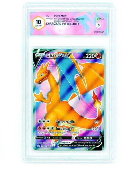 Immagine di Charizard V SWSH050  (Full Art) Promo GRAAD 10 GEM-MT