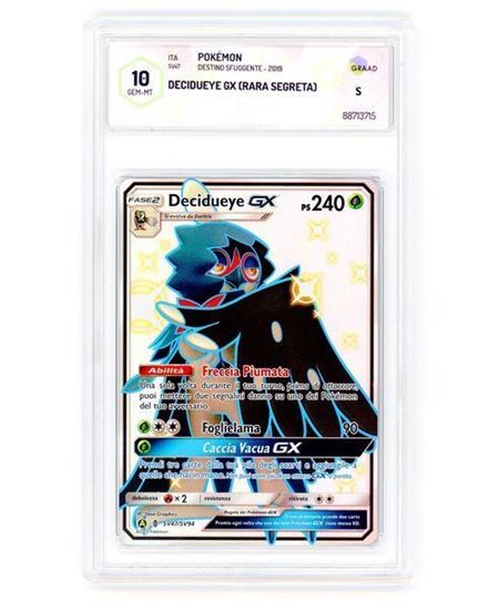 Immagine di Decidueye GX (Rara Segreta) SV47/SV94 GRAAD 10 GEM-MT