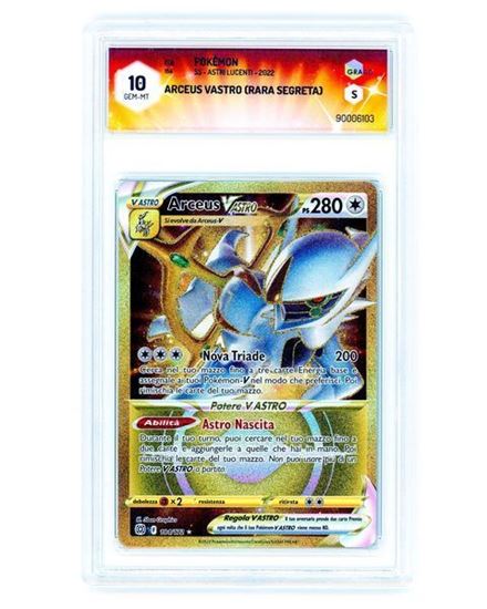 Immagine di Arceus V astro (Rara Segreta) 184/172 GRAAD 10 GEM-MT