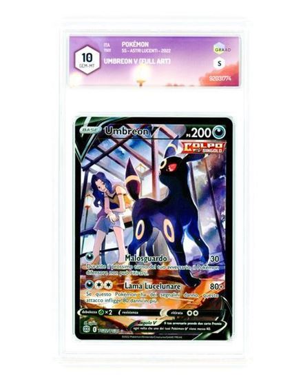 Immagine di Umbreon V (Full Art) TG22/TG30 GRAAD 10 GEM-MT