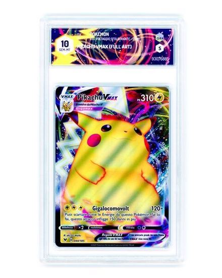 Immagine di Pikachu Vmax (Full Art) 044/185 GRAAD 10 GEM-MT