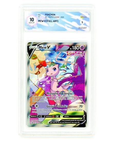 Immagine di Mew  V Full Art 251/264 GRAAD 10 GEM-MT