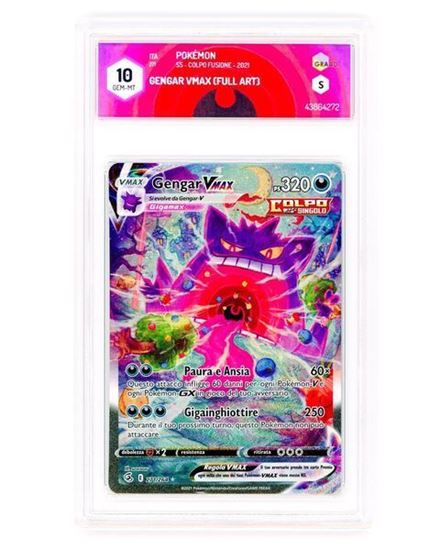 Immagine di Gengar Vmax Full Art 271/264 GRAAD 10 GEM-MT