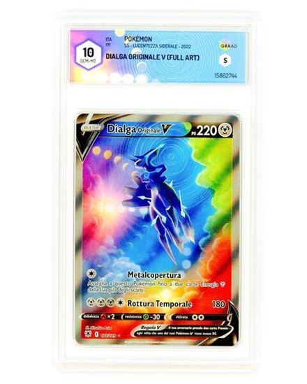 Immagine di Dialga Originale V Full Art 177/189  GRAAD 10 GEM-MT