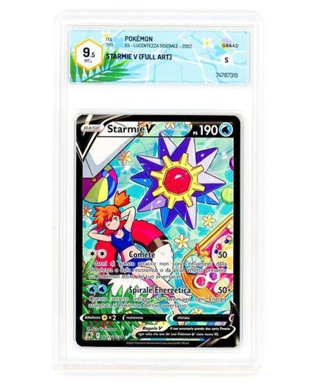 Immagine di Starmie V Full Art TG13/TG30  GRAAD 9.5 MT-PLUS