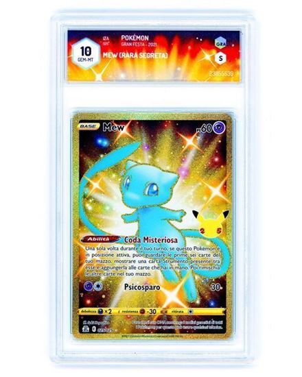 Immagine di Mew Rara Segreta 025/025  (IT) GRAAD 10 GEM-MT